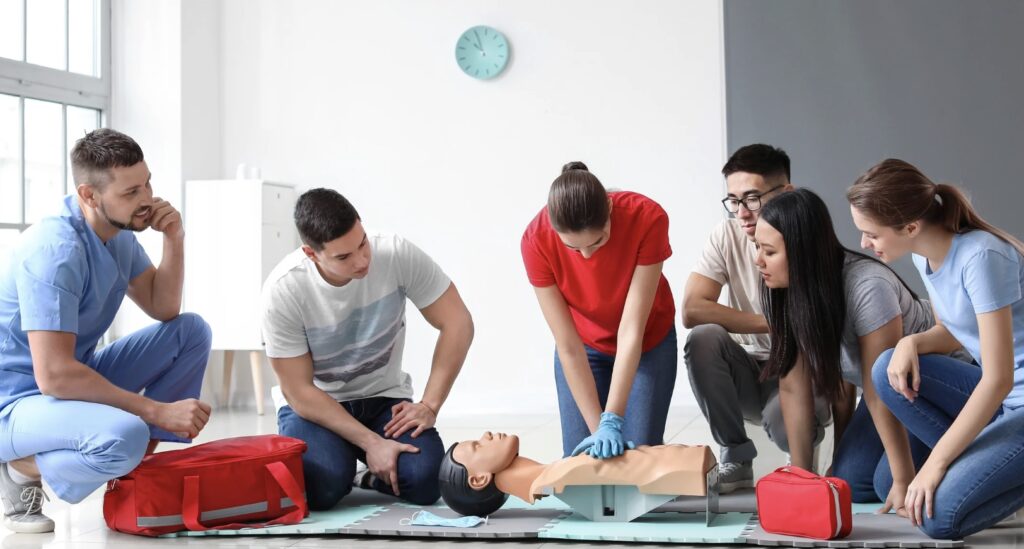 First aid training